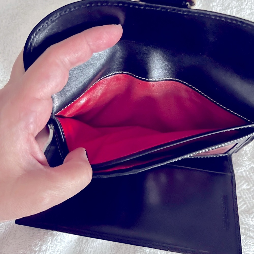 🔥Dooney & Bourke fabric organizer wallet grey and black signature wallet. EUC - Picture 6 of 14